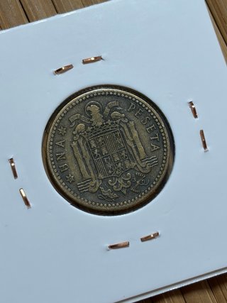 Una 1 Peseta 1947 *49 Franco España MBC+