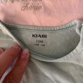 Conjunto 2 Camisetas Manga Larga Niña Kiabi