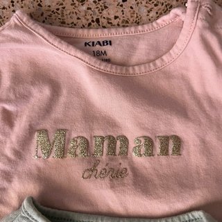 Conjunto 2 Camisetas Manga Larga Niña Kiabi