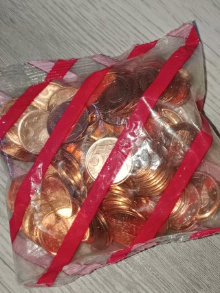 Bolsa 200  monedas de 5 céntimos 1999 S/C  España