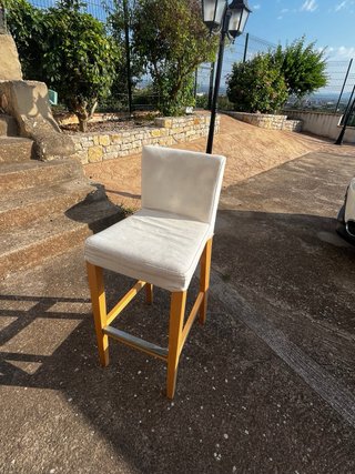 Taburete alto Ikea 75cm madera