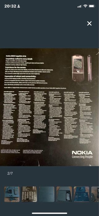 Nokia 8800 Sapphire Arte Marrón