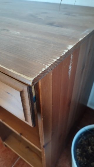 Escritorio de madera Ikea