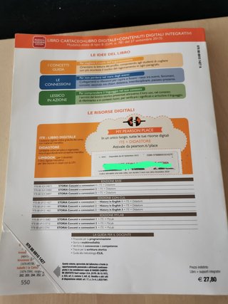 Libro università "Storia concetti e connessioni"