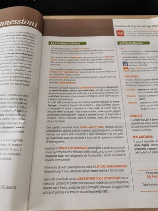 Libro università "Storia concetti e connessioni"