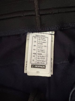 Pantalones deportivos unisex azul