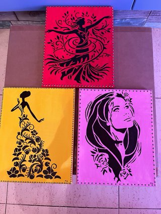 Cuadros Abstractos , Rostros, Varios Tamaños.