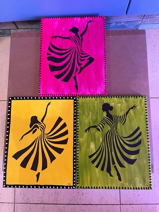 Cuadros Abstractos , Rostros, Varios Tamaños.