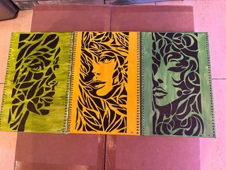 Cuadros Abstractos , Rostros, Varios Tamaños.