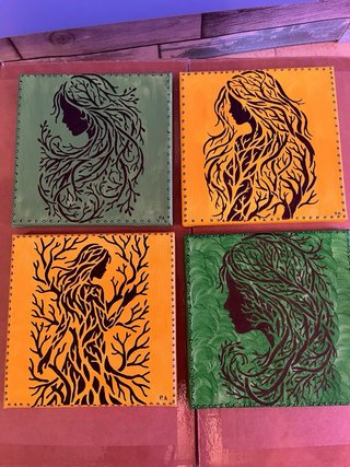 Cuadros Abstractos , Rostros, Varios Tamaños.