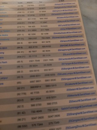 Calendario 2003 Zamil Steel 1423/1424