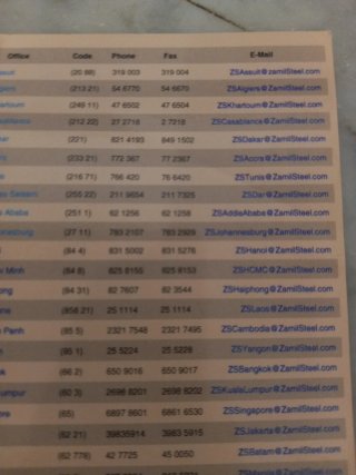 Calendario 2003 Zamil Steel 1423/1424
