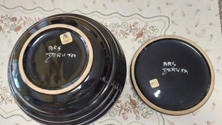 Centrotavola Maiolica Deruta Dipinta Mano