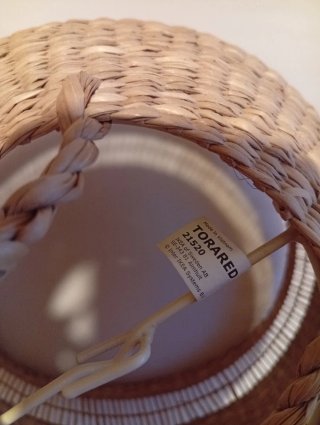Pantalla Lámpara Ratán Ikea
