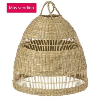 Pantalla Lámpara Ratán Ikea
