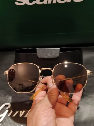 Gafas de Sol Persol Marrón y Dorado stylo Diamante