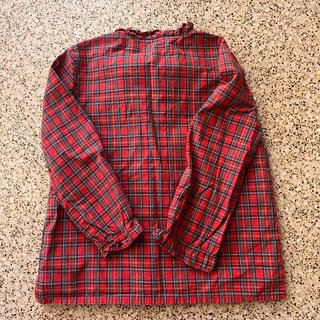 Camisa cuadros manga larga
