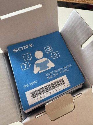 Altavoz Bluetooth Sony SRS-XB100L Azul Nuevo