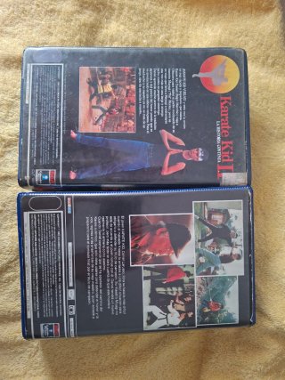 VHS Karate Kid II y III Edición Videoclub