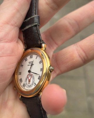 Reloj Seiko Quartz Chronograph Dorado