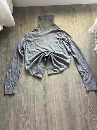 Jersey Tommy Hilfiger cuello alto gris