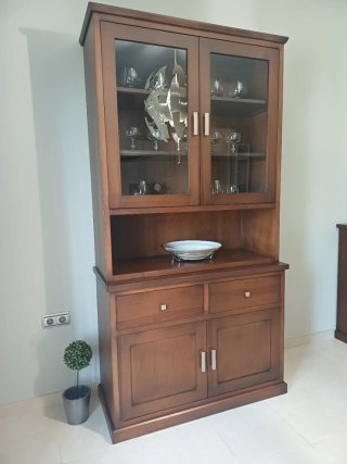 Mueble Vitrina Alacena Madera a Medida