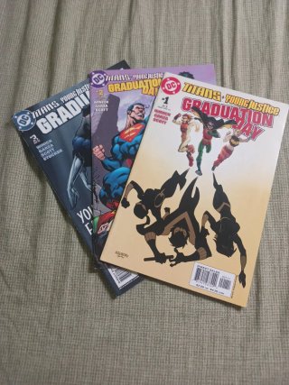 Lote de 7comics TITANS DC ingles buen estado