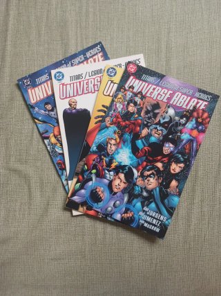 Lote de 7comics TITANS DC ingles buen estado