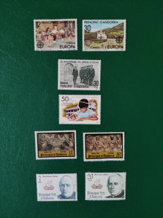 Sellos Andorra española 1981