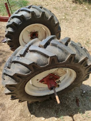 Ruedas neumaticas motocultor o motoazada y arado