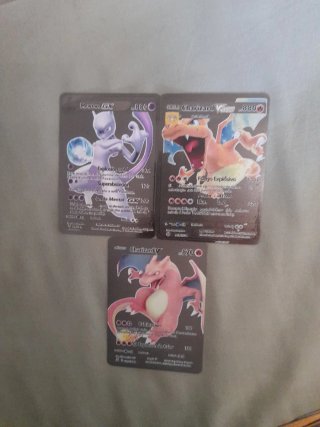 Cartas Pokémon Metálicas Varias