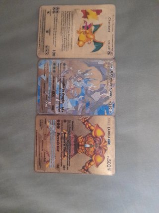 Cartas Pokémon Metálicas Varias