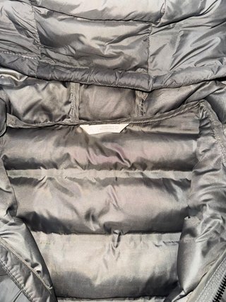 Chaqueta acolchada gris Zara
