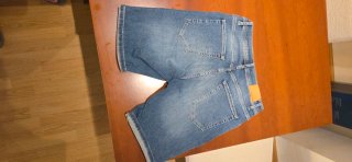 Bermudas Antony Morato Azules Desgastadas