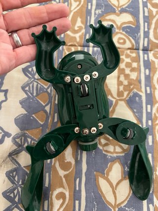 Rociador de agua para piscina con forma de rana