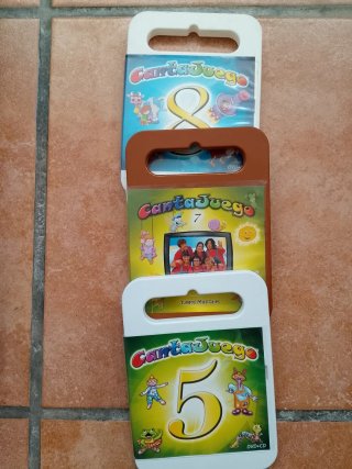 Cantajuegos Vol. 5, 7 y 8 DVD+CD