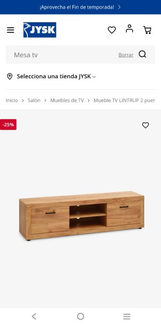 Mueble TV. No envíos