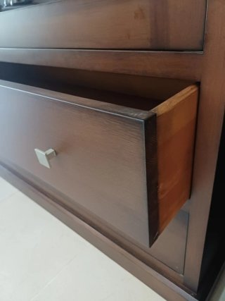 Mueble Vitrina de madera Pino Flandes