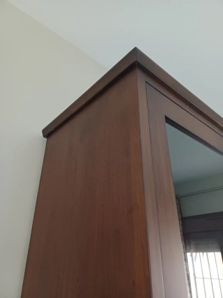 Mueble Vitrina de madera Pino Flandes