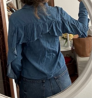 Camisa vaquera Bershka Talla M