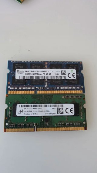 Memoria ram 8GB DDR3 PC3L-12800 RAM