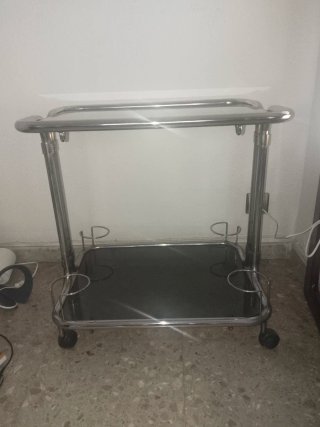 Mesa auxiliar vintage años 70