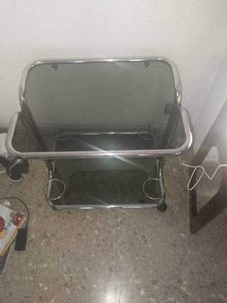 Mesa auxiliar vintage años 70