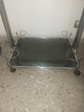 Mesa auxiliar vintage años 70