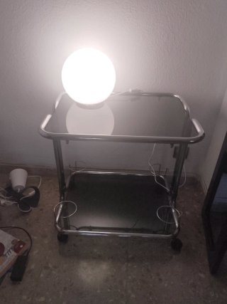 Mesa auxiliar vintage años 70