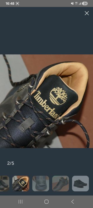Stivali Timberland uomo grigio scuro originali