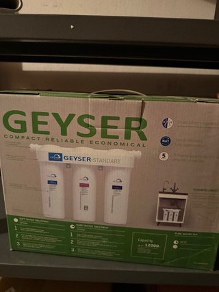Sistema filtración agua Geyser Standard con más