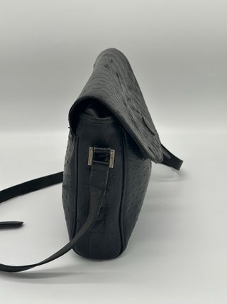 Borsa Fendi Pelle Struzzo Vintage Nera