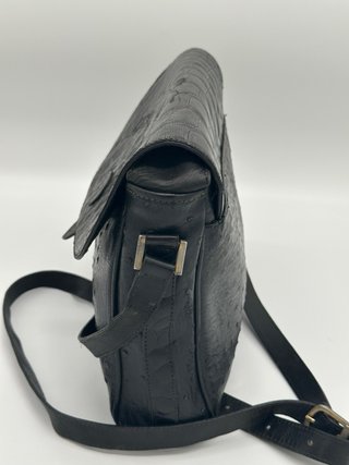Borsa Fendi Pelle Struzzo Vintage Nera