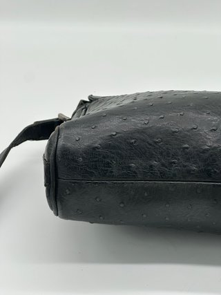 Borsa Fendi Pelle Struzzo Vintage Nera